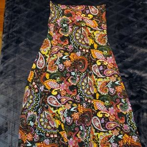 LuLaRoe Paisley Maxi skirt
